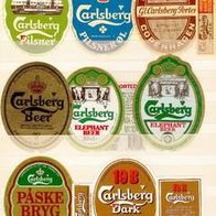 ALT ! Bieretiketten Brauerei Carlsberg Kopenhagen Dänemark