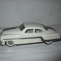 Blechspielzeug Blechauto Vintage, weiß, Pontiac 1950, Schwungrad, Amar Toy