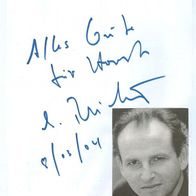Autogramm Theater Bernd Reichelt Augsburg theatre teatro Deutschland autoghraph