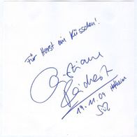 Autogramm Theater Christine Reichert Deutschland autograph theatre teatro GER