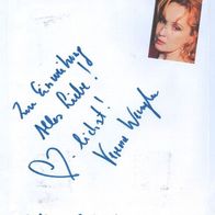 Autogramm Theater Verena Wengler Österreich Burgtheater Wien Innsbruck Weilburg