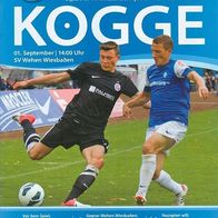 PRG FC Hansa Rostock - SV Wehen Wiesbaden 1. 9. 2012 Poster Nils Quaschner Fußball