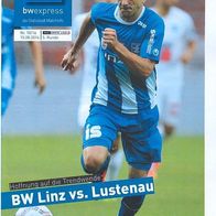 PRG FC Blau-Weiss Linz vs SC Austria Lustenau 15. 8. 2016 SK VÖEST BW Vorarlberg