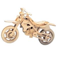 Motorrad 3D Holzbausatz Sport Renn Fahrzeug Holz Steckpuzzle Kinder Holzpuzzle 