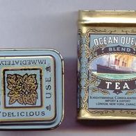 alte Blechdose ohne BarCode Ocean Queen Tea, Miniatur