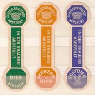 ALT ! Bieretiketten Schlossbrauerei † 1997 Arnstorf Lkr. Rottal-Inn Bayern