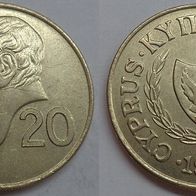 Zypern 20 Cents 1992 ## E
