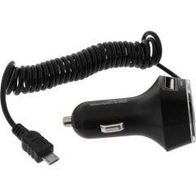 USB KFZ Ladegerät Stromadapter,12/24VDC zu 5V/3.1A,2xUSB A + Micro USB 5pin Stecker