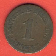 Kaiserreich 1 Pfennig 1874 C