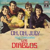 Los Diablos - Oh, Oh, July / Feliz Cumpleanos - 7" - Odeon 1J 006-20 845 (SP) 1972