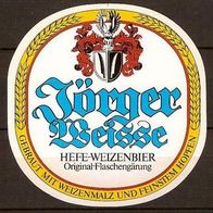 ALT ! Bieretikett "Jörger Weisse" : Brauerei Grieskirchen Österreich