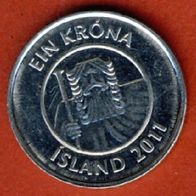 Island 1 Krona 2011