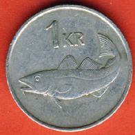 Island 1 Krona 1987