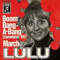 Lulu - Boom Bang A Bang / March - 7" - Columbia 1C 006-04053 (D) 1969 Eurovision ´69