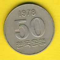 Korea 50 Won 1978 FAO