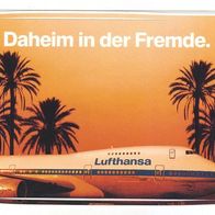 Vier Aufkleber Lufthansa - 80er Jahre - selten - Airline Sticker