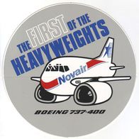 Aufkleber Novair - 80er Jahre - selten - Airline Sticker