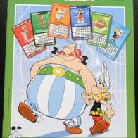 Asterix Quartett mit allen Bildern eingeklebt.
