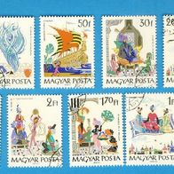 Ungarn 1965 Orientalische Märchen Mi.2184.A. - 2192.A. kompl. gest.