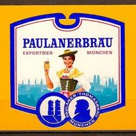 ALT ! Bieretikett Paulaner-Thomasbräu München