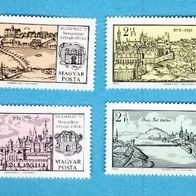 Ungarn 1971 Briefmarkenausstellung Budapest 71 Mi.2646.A - 2649.A Postfrisch