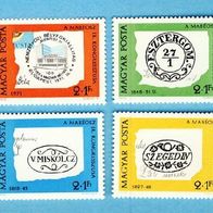 Ungarn 1972 Tag der Briefmarke Mi.2760.A -Mi.2763.A Postfrisch