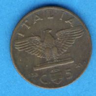 Italien 5 Centesimi 1938