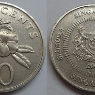 Singapur 50 Cents 2007 ## Be3