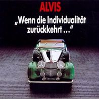 ALVIS 4,3 Liter von 1938, Modellauto Prospekt v. 1990