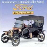 FORD Model T von 1913, Modellauto Prospekt v. 1990