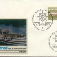 Berlin (West) FDC Mi. Nr. 484 (1) Berliner Verkehrsmittel: Personenschifffahrt <