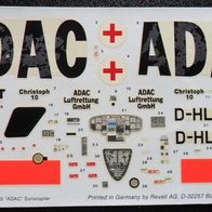 Decal EC - 135 " ADAC " 1:32 Christoph 10 Wittlich