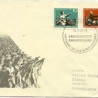 DDR FDC Mi. Nr. 674 + 675 Rosa Luxemburg + Karl Liebknecht <