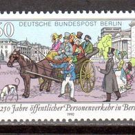 Berlin 1990 Mi. 861 * * Personenverkehr Postfrisch (9058)