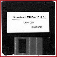 Diskette - Soundcard MMPro 16 III S - Driver Disk