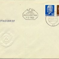 DDR FDC Mi. Nr. 937 + 938 (FDC 2) Staatsratsvorsitzender Walter Ulbricht <