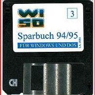 Diskette - Wiso Sparbuch 94/95 - für Windows und DOS - Disk 3