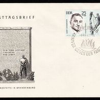 DDR FDC Mi. Nr. 962 (FDC 3) Erhaltung Mahn- und Gedenkstätten <
