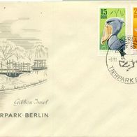 DDR FDC Mi. Nr. 1618 + 1619 (FDC 2) (2) Tierpark Berlin <