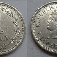 Argentinien 1 Peso 1960 ## Be3