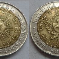 Argentinien 1 Peso 1994 ## Kof