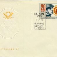 DDR FDC Mi. Nr. 1652 (1) 15 Jahre Nationale Volksarmee NVA <
