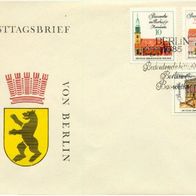 DDR FDC Mi. Nr. 1661 + 1664 + 1666 (FDC 1) (1) Bedeutende Bauwerke <
