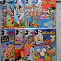Micky Maus 1989: 35- 48 + 51 + 52 -- 16 ComicscEhapa Verlag