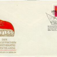 DDR FDC Mi. Nr. 1679 (1) Parteitag der SED <