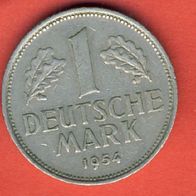 Deutschland 1 Mark 1954 J