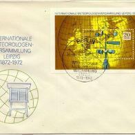 DDR FDC Mi. Nr. 1745 = Block 34 (1) Meteorologen-Versammlungen <