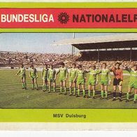 Americana Bundesliga / Nationalelf VFB Stuttgart - MSV Duisburg Nr 246
