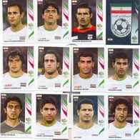 Panini WM 2006 IRN versch. 264 -281