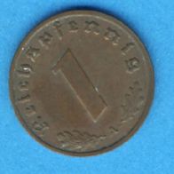 Deutsches Reich 1 Reichspfennig 1937 A